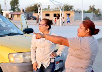 Fructífero recorrido por el distrito XIV: Diputada Teresita Valentín Vázquez