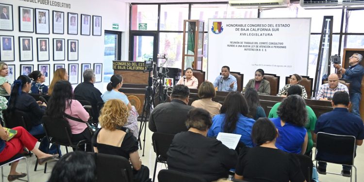 Dan seguimiento al protocolo de consulta de Ley para Personas del Espectro Autista de BCS.