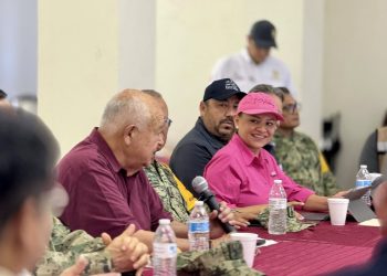 AGRADECE PAZ OCHOA EL TRABAJO DE LOS TRES NIVELES DE GOBIERNO Y DE LAS FUERZAS ARMADAS DURANTE EL PASO DEL HURACAN “LORENA”