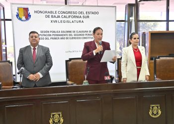 “Reitero nuestra gratitud por la confianza que me fue depositada, suscribiéndonos a sus órdenes y deseando éxito a la Mesa Directiva”, Alondra Torres García