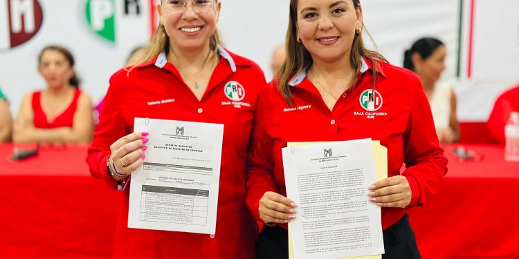 Roxana Higuera Espinoza, y Valeria Robles Ruiz, entregaron la documentación que las acreditó como aspirantes a Presidenta y Secretaria General respectivamente, dando cumplimiento a cada uno de los requisitos establecidos. Habiéndose cumplido los tiempos y las bases indicadas en la convocatoria correspondiente, el Secretario de Organización del CEN del PRI, Lic. Jorge Armando Meade Ocaranza, en representación del Presidente del CEN, Alejando Moreno Cárdenas “Alito”, tomó protesta a la fórmula femenina que guiará los pasos del PRI en Baja California Sur. Consecuentemente, el Presidente del CDE saliente, el diputado Fabrizio del Castillo Miranda, fue reconocido por las nuevas dirigentes por el trabajo cercano y atento a la militancia durante su etapa al frente del PRI sudcaliforniano; a lo que el respondió agradeciendo a la militancia por haberle permitido tener el honor de presidir el partido durante los 4 años correspondientes a su periodo estatutario.