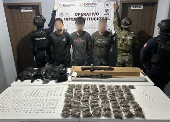 SE ASEGURAN PERSONAS, ARMAS Y DROGAS TRAS ACCIÓN OPERATIVA EN LORETO