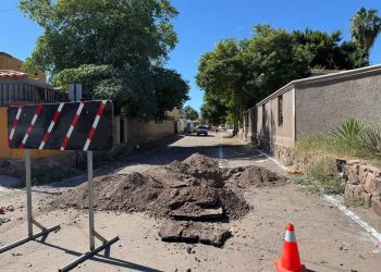 INICIAN TRABAJOS DE PAVIMENTACIÓN DE LA CALLE AGUA DULCE EN EL CENTRO DE LA CIUDAD DE LORETO