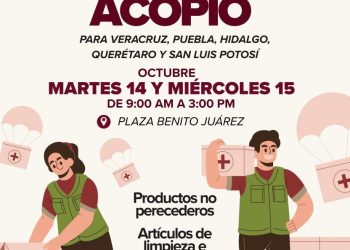 SE ABRE EN LORETO CENTRO DE ACOPIO PARA ESTADOS AFECTADOS POR LLUVIAS