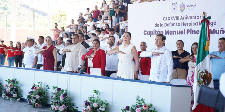En sesión solemne de traslado de poderes, celebró Congreso de BCS el 178 aniversario de la defensa de la heroica de Mulegé.