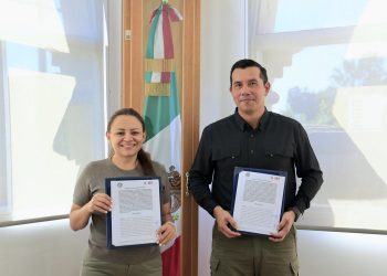 FIRMAN CONVENIO DE COLABORACIÓN AYUNTAMIENTO DE LORETO Y SEGURIDAD PÚBLICA DE BCS