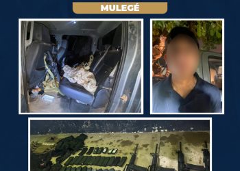 Aseguran armas, cargadores y equipo táctico durante acción operativa en Mulegé