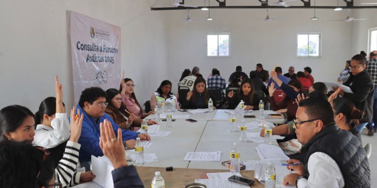 La consulta para la Ley de Personas Autistas continúa en Vizcaíno con activa participación de la ciudadanía