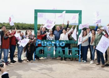 Inicia temporada de avistamiento de la ballena gris en Puerto Chale, con obras que fortalecen el bienestar comunitario