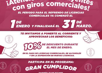 ABRE XI AYUNTAMIENTO DE LORETO PERIODO DE REFRENDOS DE LICENCIAS COMERCIALES