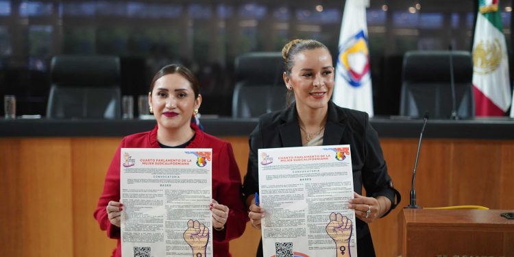 Lanza el Congreso del Estado de BCS por medio de la Comisión Permanente de Igualdad de Género en la XVII Legislatura, las bases de la convocatoria del 4° Parlamento de la Mujer Sudcaliforniana.