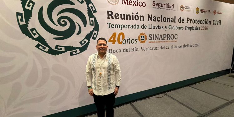 Participa el diputado Erick Ivan Agundez en la Reunión Nacional de Protección Civil rumbo a la temporada de lluvias y ciclones tropicales 2026.
