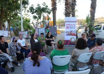 Promueve Consejo de Paz y Justicia Cívica diálogo con personas adultas mayores en El Esterito