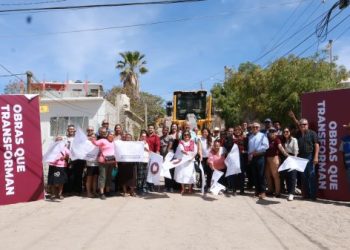 Inicia Gobierno de BCS pavimentación en Vista Hermosa para mejorar movilidad y bienestar en La Paz