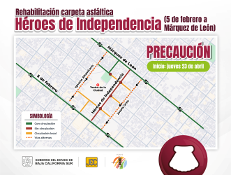 Iniciará JEC rehabilitación en la calle Héroes de Independencia con inversión de 2.18 mdp