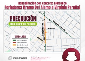 Iniciará este 7 de abril la reconstrucción de un tramo del bulevar Forjadores en La Paz