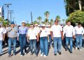 ENCABEZA ALCALDESA PAZ OCHOA AMADOR DESFILE CONMEMORATIVO POR EL DÍA DEL TRABAJO