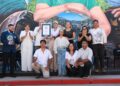 Recibe Gobernador de BCS reconocimiento de Guinness World Records por mural interactivo de fútbol