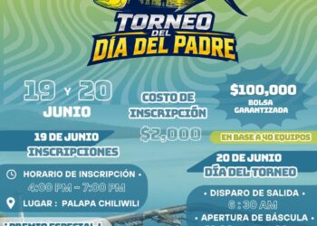 LORETO INVITA AL TORNEO DE PESCA DEPORTIVA “DÍA DEL PADRE”