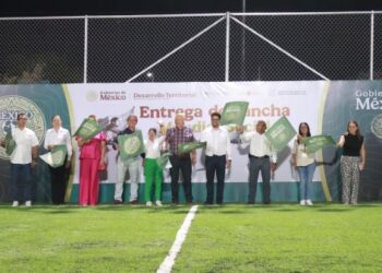 Entrega Gobernador primera cancha del Programa Mundial Social 2026 en El Centenario