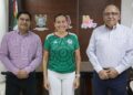 SE REUNE MILENA QUIROGA CON EL RECTOR DE LA UABCS Y EL NUEVO DIRECTOR DEL INSTITUTO TECNOLÓGICO DE LA PAZ