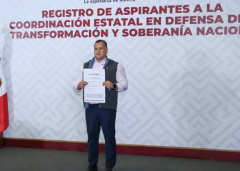 Formaliza Saúl González registro ante Morena como aspirante a Coordinador Estatal de la 4T en BCS