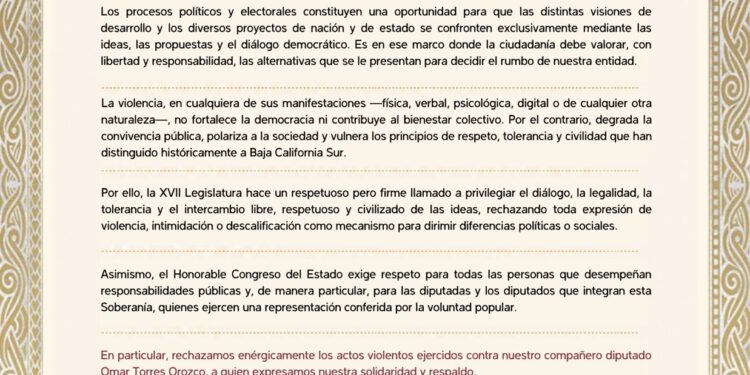 LLAMAMIENTO DEL CONGRESO DEL ESTADO A LA COMUNIDAD