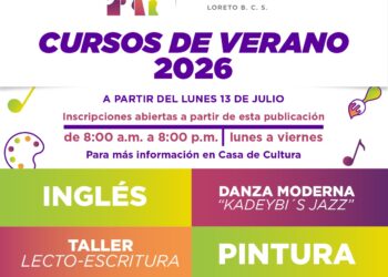 INVITA CASA DE LA CULTURA DE LORETO A SUS CURSOS DE VERANO