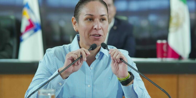 La diputada Alondra Torres García propuso reformar la Ley Orgánica del Poder Legislativo para dar facultad a la comisión de asuntos políticos en materia electoral.