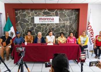 Milena Quiroga da un paso adelante en la competencia interna de la 4T. Hará conferencias de prensa semanales.