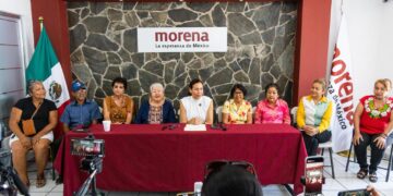 Milena Quiroga da un paso adelante en la competencia interna de la 4T. Hará conferencias de prensa semanales.