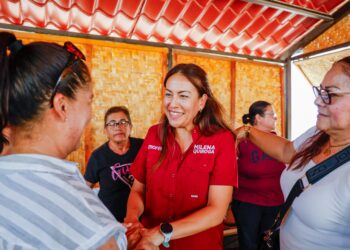 MILENA QUIROGA LLAMA A LAS MUJERES DE COMONDÚ A ABRIR BRECHA UNIDAS Y SEGUIR TRANSFORMANDO BAJA CALIFORNIA SUR