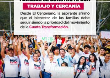 ASEGURA MILENA QUIROGA QUE EL BIENESTAR DE LAS FAMILIAS SE CONSTRUYE CON TRABAJO Y CERCANÍA