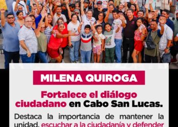 FORTALECE MILENA QUIROGA EL DIÁLOGO CIUDADANO EN CABO SAN LUCAS