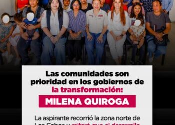REAFIRMA MILENA QUIROGA QUE LAS COMUNIDADES SON PRIORIDAD PARA LA TRANSFORMACIÓN