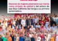 “ES CON ELLA, ES CON NOSOTRAS” MUJERES EXPRESAN SU RESPALDO A MILENA QUIROGA
