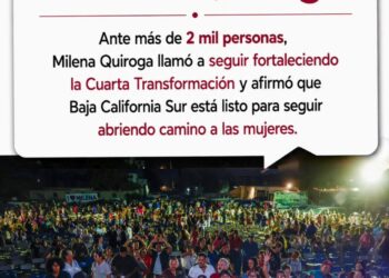 GRACIAS SAN JOSÉ DEL CABO, “ES TIEMPO DE MUJERES”: MILENA QUIROGA