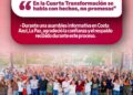 MILENA QUIROGA: “EN LA CUARTA TRANSFORMACIÓN SE HABLA CON HECHOS, NO PROMESAS”