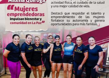 RECONOCE MILENA QUIROGA A MUJERES EMPRENDEDORAS QUE IMPULSAN EL DEPORTE Y EL BIENESTAR EN LA PAZ