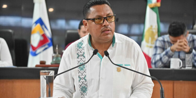 Diputado Martín Escogido Flores, presidente de la Junta de Gobierno y Coordinación Política del Congreso del Estado.