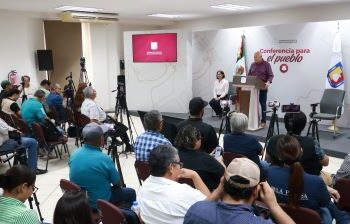 Víctor Castro reconoce trabajo con la Federación; programas sociales benefician a 655 mil 259 personas en BCS