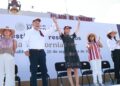 Recibe Víctor Castro a la presidenta Claudia Sheinbaum y refrenda respaldo de Baja California Sur