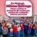 LLAMA MILENA QUIROGA A PONER EL PROYECTO DE NACIÓN POR ENCIMA DE CUALQUIER INTERÉS PERSONAL