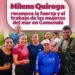 RECONOCE MILENA QUIROGA LA FUERZA Y EL TRABAJO DE LAS MUJERES DEL MAR EN COMONDÚ