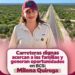 CARRETERAS DIGNAS ACERCAN A LAS FAMILIAS Y GENERAN OPORTUNIDADES EN BCS: MILENA QUIROGA