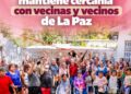 MILENA QUIROGA MANTIENE CERCANÍA CON VECINAS Y VECINOS DE LA PAZ