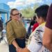 PAZ OCHOA ACERCA SERVICIOS Y ESCUCHA DE VIVA VOZ A LAS FAMILIAS DE LA COMUNIDAD DE AGUA VERDE