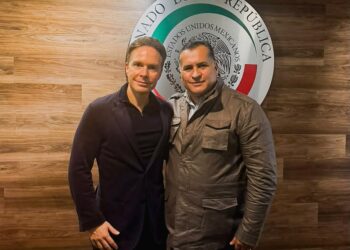 Sostiene Saúl González productivo encuentro con Manuel Velasco Coello