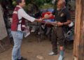 Sergio Tano Polanco continúa recorriendo las colonias de La Paz compartiendo el mensaje de la Cuarta Transformación